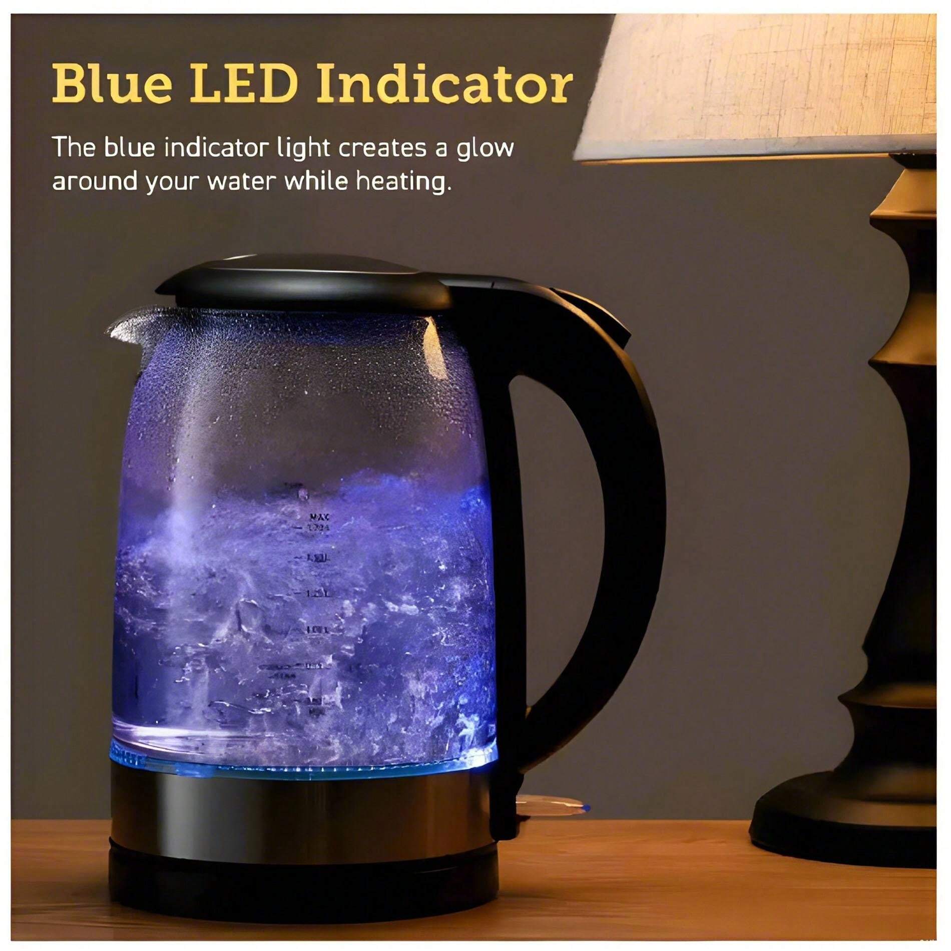 Electric Kettle, Glass Hot Water Kettle , Electric For Tea And Coffee 1