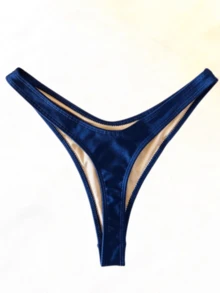 Micro-Bikini Thong Bikini Panties Summer Bronze Kit With 2 - Nhiều màu - Xem 3