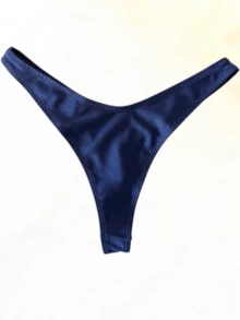 Micro-Bikini Thong Bikini Panties Summer Bronze Kit With 2 - Nhiều màu - Xem 4