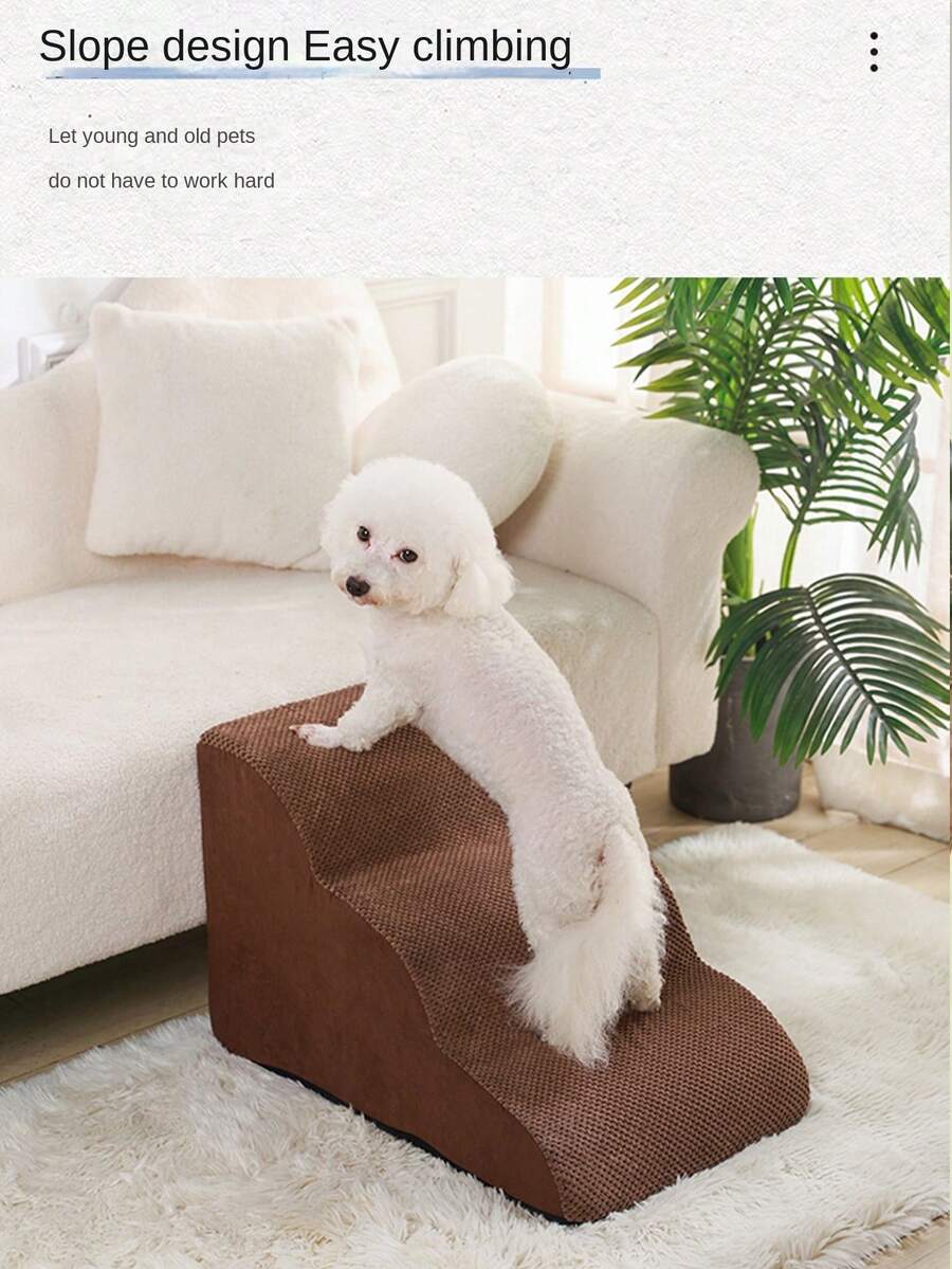 Pet Stairs, Dog Steps For Bed, Couch NonSlip, Soft & Washable