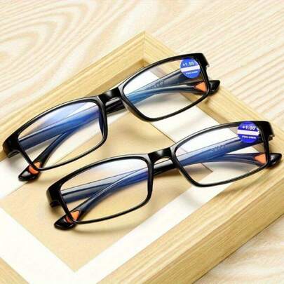 Anti-Radiation Presbyopic Glasses With Lenses +1.00 To +4.00 Men And Women's Reading Glasses