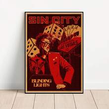 音乐主题装饰艺术海报 - 复古现代水墨帆布印刷 - 无框横向壁挂装饰，适用于家庭办公室、客厅、卧室、餐厅、音乐爱好者的理想礼物、墙壁艺术装饰 - 彩色 - 查看 12