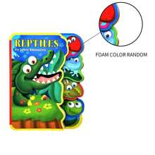 1 Stück spanischsprachiges Kinderlern- und Kognitionsstorybook, 12cm*15,8cm, deformiertes EVA-Buch, Förderung der kognitiven Fähigkeiten von Kindern, Weihnachts-, Erntedank-, Neujahrsgeschenke