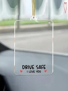 1 件定制汽车相框，亚克力汽车相框，驾驶，我爱你，周年纪念，婚礼，情人节礼物，冬夜礼物，返校冬季礼物创意，男孩女孩情人节
