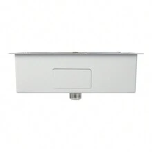 Sink, Stainless Steel Sink, Stainless Steel Sink With One Bowl Overflow Device - Topmount Sink For RV Or Home Kitchen - Silver - View 7