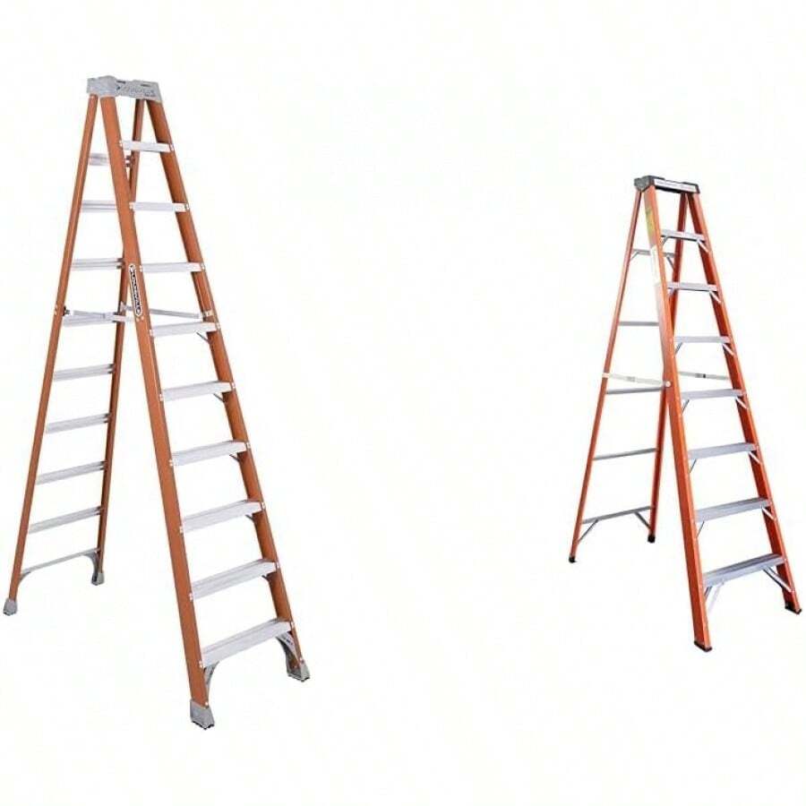Louisville Ladder 8Foot Fiberglass Step Ladder, 300Pound Load
