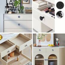 10 piezas de perillas para cajones, tiradores de gabinete altamente atractivos de estilo minimalista, manijas de acero inoxidable, porcelana y cerámica para gabinetes de cocina de estilo vintage, manijas modernas para puertas de baño, accesorios creativos para muebles de cocina