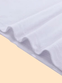 Women's Santa Claus With Christmas Gift Printed T-Shirt Cotton Comfort Casual Streetwear Short Sleeve - 白色的 - 查看 3