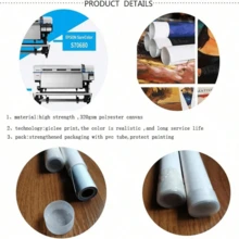 1/3 件现代抽象海报画个性化女性多色帆布画艺术印刷画墙客厅家居装饰画框 - 彩色 - 查看 7