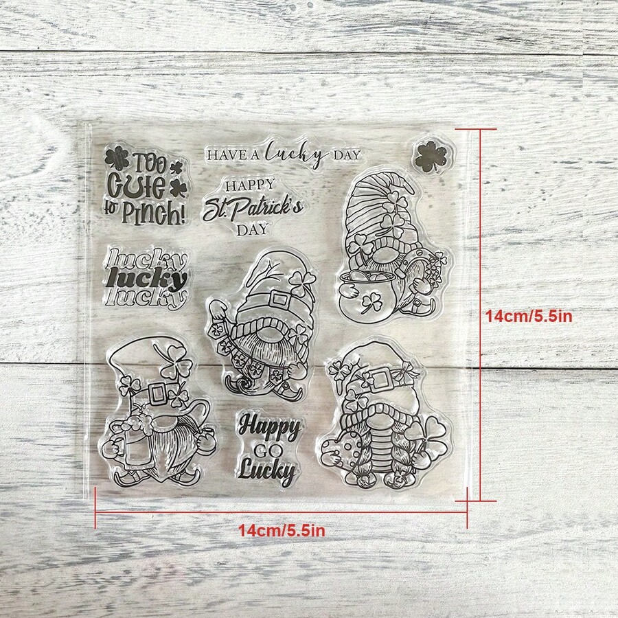 Christmas Dwarf Transparent Stamp And Mold Set Perfect For DIY
