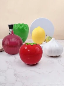 1/2/5pcs Reusable Fruit And Vegetable Crisper, Lemon Onion Tomato Garlic Green Pepper Storage Box, Suitable For Refrigerator Storage,Crisper. - Multicolor - View 1