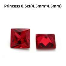 One 100% Lab Grown Ruby Various Shapes Gemstone For Charms Advanced Jewelry Making Materials(The Size Is Based On The SKU Image)