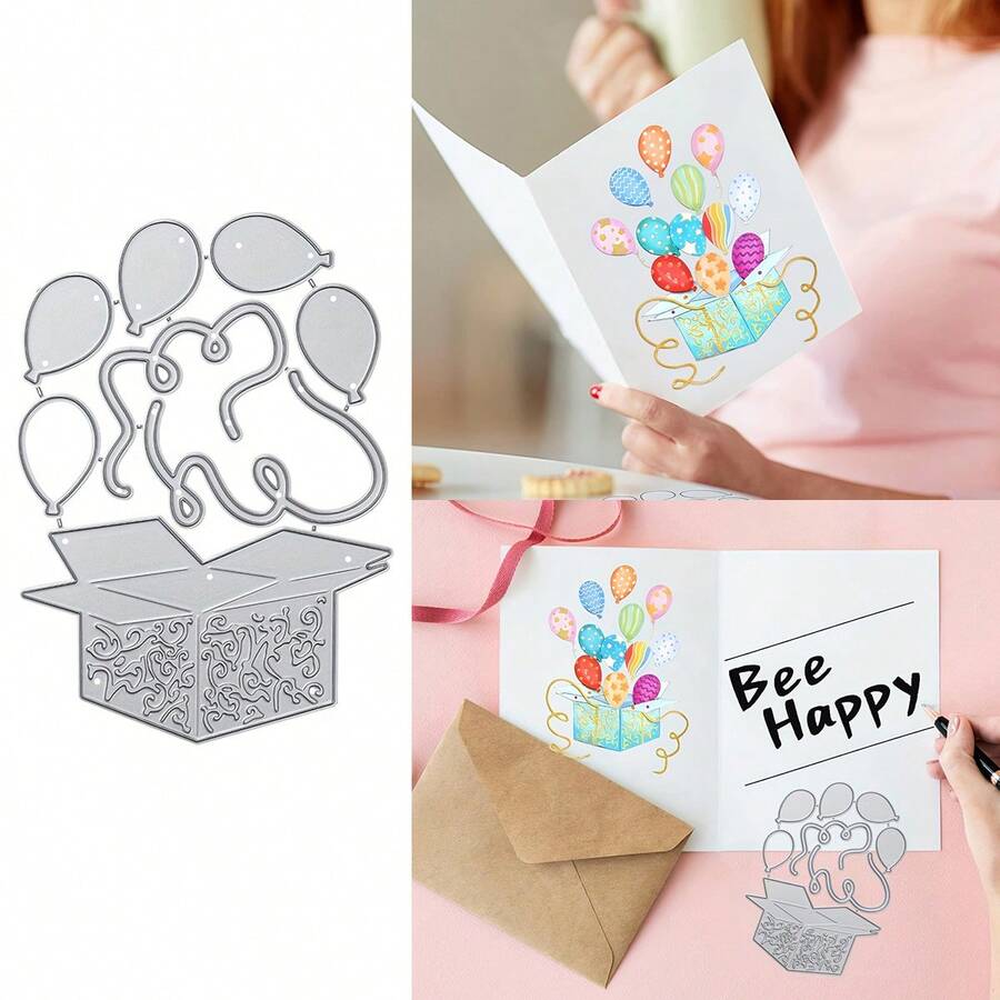 1 Mảnh Khuôn Cắt Kim Loại Trang Trí Nơ Tình Yêu, Dụng Cụ Để Trang Trí Album Sổ Lưu Niệm Tự Làm Khuôn Cắt Sổ Lưu Niệm Giấy Nổi Làm Thiệp Chúc Mừng Phong Bì - Bạc - Xem 1