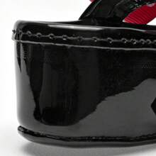 WILLIS BLACK PATENT LEATHER BABY CASUAL SHOE - Black - View 4