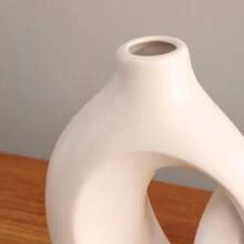 Monaco Ceramic Vase Pair - 香檳色 - 查看 5