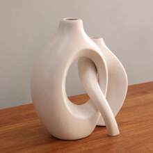 Monaco Ceramic Vase Pair - 香檳色 - 查看 3