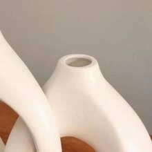 Monaco Ceramic Vase Pair - 香檳色 - 查看 6