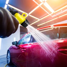 Garden Hose 10, 15, 20, 30, 50 Meters Thick 1/2'' Resistant Reinforced Flexible Kit With Wall Bracket Reel - 黑色 - 查看 8