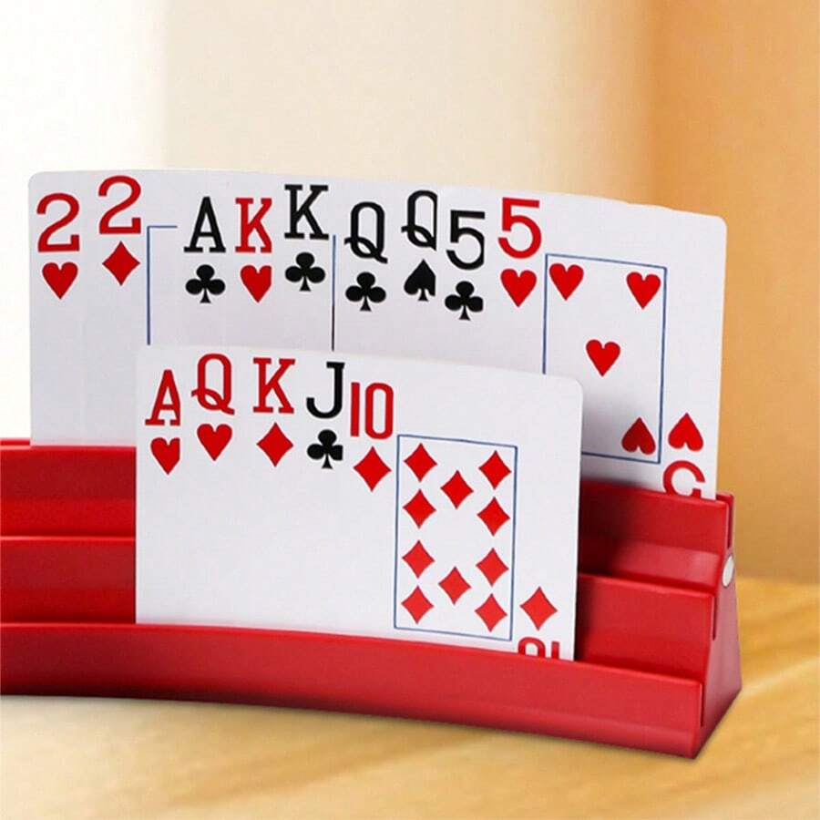 1 cái Giá đựng bài rảnh tay có thể gập lại, Giá đỡ bài Poker giúp chơi dễ dàng và thoải mái - Nhiều màu - Xem 1