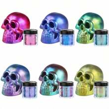 Chameleon Mica Powder, Colors Shift Mica Powder Set - Epoxy Resin Color Pigment Powder - Chameleon Powder - Holographic Mica Powder - Resin Pigment Craft Glitter Sequins For Epoxy Resin,UV Resin, Slime, Tumblers, Painting Arts 5g/Bottle - Chameleon Glitter - View 2