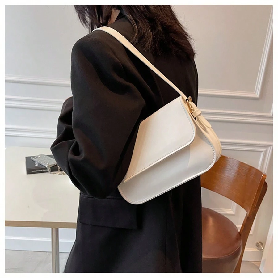 Túi đeo chéo phong cách cổ điển chất lượng cao, túi xách công sở nhỏ thời trang cho phụ nữ, túi đeo nách sang trọng