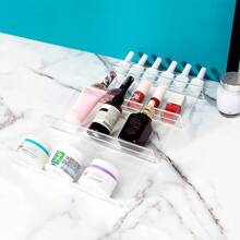 1/2/4pcs Acrylic Spice Shelf Organizer, Adjustable Stacking Step Condiment Jars Storage Rack - Multicolor - View 6