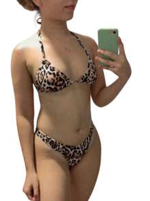 Triangle Bikini With Lined Thong And Perfect Lines - OUNCE - Xem 3