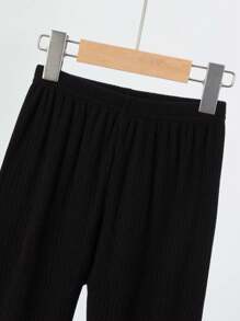 2pcs/Set Toddler/Little Kids Long Sleeve Top And Pants Thermal Underwear Set, Warm Homewear Outfit For Spring, Autumn And Winter