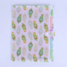 学校用可扩展文件袋，独特的带标签文件整理器，5口袋风琴式文件整理器，适用于学校、办公室和家庭 - 多色 - 查看 4