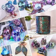 Chameleon Mica Powder, Colors Shift Mica Powder Set - Epoxy Resin Color Pigment Powder - Chameleon Powder - Holographic Mica Powder - Resin Pigment Craft Glitter Sequins For Epoxy Resin,UV Resin, Slime, Tumblers, Painting Arts 5g/Bottle - Chameleon Glitter - View 8