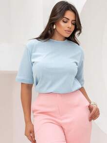 Basic T-Shirt - 黑色 - 查看 4