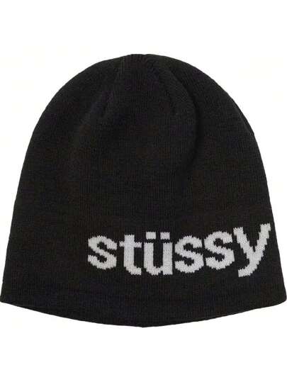 帽子 STUSSY HELVETICA JACQUARD BEANIE Stussy Helvetica Jacquard Beanie Black | eBay