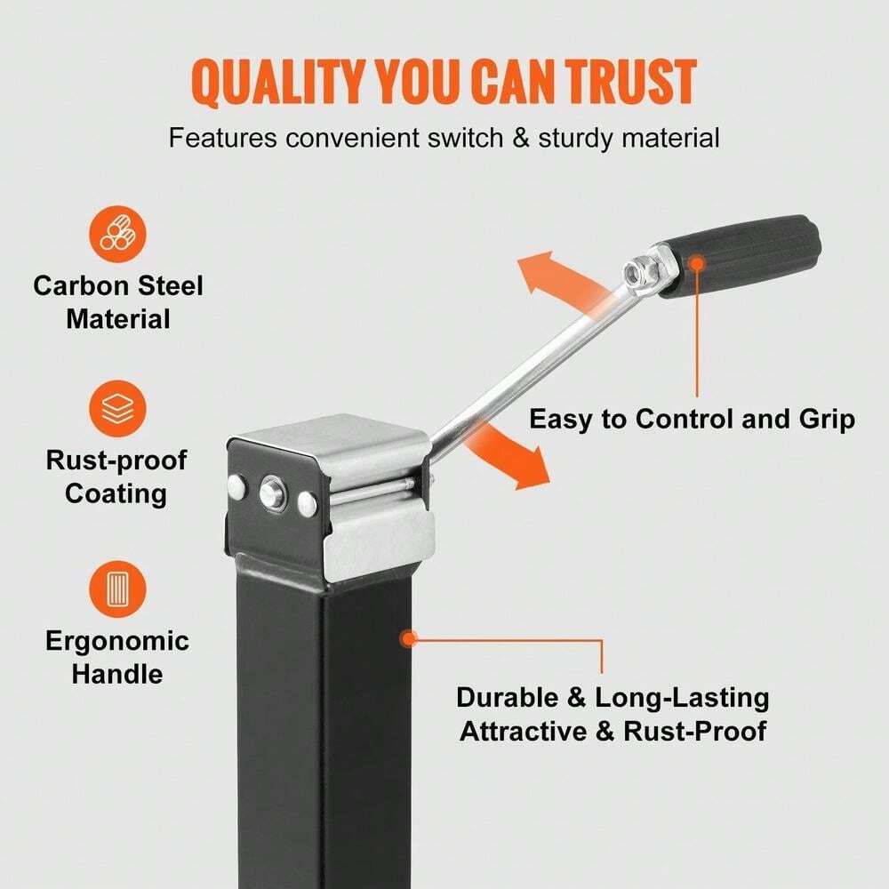 HeavyDuty Trailer Jack 8000 Lb Capacity, WeldOn Design For RVs