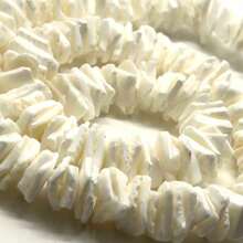 1 Piece Natural Mother Of Pearl Stone - trắng - Xem 4