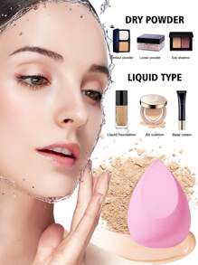 5pcs/10pcs/15pcs/25pcs/30pcs/40pcs/50pcs/Pack Makeup Sponges, Multicolor Makeup Sponge For Foundation Blending, Liquid/Cream/Powder Seamless Smooth Beauty Sponge, Latex-Free Hypoallergenic Dual Use Foundation Puff, Suitable For All Skin Types - Multicolor - View 8