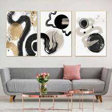 1PC Mặt Trăng Bụi Vật Chất Tối Mặt Trời Bùng Phát Mực Trừu Tượng Áp Phích Thiền Bầu Không Khí Tranh Canvas Nghệ Thuật Treo Tường Hình Ảnh Nghiên Cứu Trang Trí Nhà Không Có Khung - Nhiều màu - Xem 5