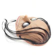 1pc Mask - Creepy Face Mask - Party Costume Prop - Scary Mask - Prop - Birthday Gift - Easter Gift - - Christmas Gift - Perfect Gift - Toy
