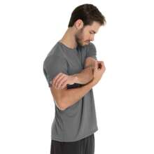 Kit Of 5 Men's Dry Fit Sports T-Shirts With UV Protection - Mirante Store - 深灰色 - 查看 3