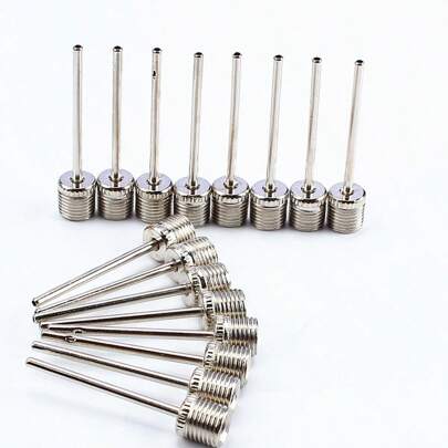 Outdoor Sports Basketball Football Volleyball Balloon Stainless Steel American Air Nozzle Filled Needle Portable Pump Ball Needle