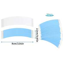 36PCS Waterproof Lace Tape For Hairpiece Wig Tape Adhesive Double-Sided Waterproof Lace Wigs Lace Tape For Wigs Toupees Hair Pieces And Hair Extension The Front Of Lace Supports Wigs Tape - Multicolor - View 2