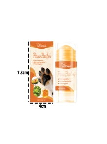 Pet Paw Balm, Moisturizing And Nourishing Paw Care For Cats And Dogs - Orange - View 3