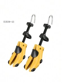 1 对塑料鞋撑，可调节男女通用鞋撑 - 灰色 - 查看 3