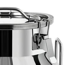 Futchoy 60L Stainless Steel MilkBarrel Fermenter Home Brew Wine Beer Storage Rice Tank - 銀色 - 查看 6