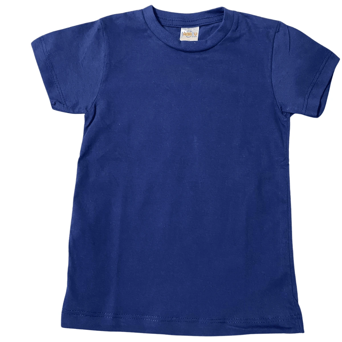 Plain Basic T-Shirts For Babies And Children Aged 4 To 8 - 藍色 - 查看 1