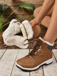 Giày đế dày phong cách Âu Mỹ quai chéo 2024 mùa thu đông mới ấm áp cho giày đi tuyết, tất cả giày nữ, giày mùa thu, giày mùa đông, giày nâu, giày cao gót nâu, dép xăng đan nâu, giày nâu, giày đế xuồng, giày cao gót đế xuồng, dép xăng đan đế xuồng, dép xăng đan đế xuồng cho nữ, giày cao gót màu da, giày cao gót màu vàng, giày cao gót, giày cao gót cho nữ, giày cao gót màu đen, giày cao gót cho nữ, giày cao gót màu trắng, giày cao gót cho quý cô, giày cao gót - màu nâu - Xem 9