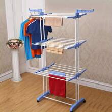 NEW 4 Tier Clothes Airer Rack Foldable Indoor Outdoor Laundry Dryer Rail Hanger - Variant1 - View 4