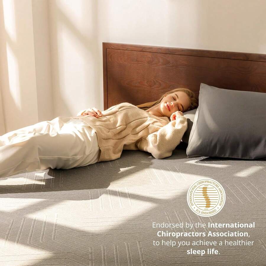 EMUQUD Memory Foam Mattress For Back Pain, Cooling Gel Mattress Bed In