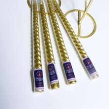 1 Box Of 4 Pcs Conical Spiral Candles, 1 Box Of 2 Pcs Coarse & Fine Spiral Long Candles, Suitable For Seasonal Festival Photography Atmosphere, Gifts, Romantic Candlelight Decor, Men/Women Gift, Outdoor Picnic Emergency Lighting, Odorless Dinner Party/Birthday/Wedding/ Candles,Room Decor,Gifts - Multicolor - View 12