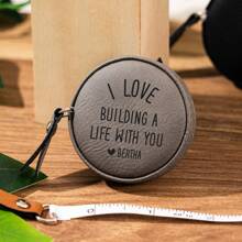 Custom Name Measuring Tape, Leather Tape Measure, Retractable Tape, Flexible Tape, Pocket Tape Measure, Gift For Dad, Practical Gift,Christmas Gifts Back To School