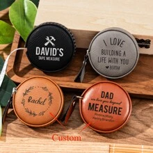 Custom Name Measuring Tape, Leather Tape Measure, Retractable Tape, Flexible Tape, Pocket Tape Measure, Gift For Dad, Practical Gift,Christmas Gifts Back To School